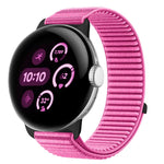 Bracelet de montre en nylon tressé à boucle et crochet avec interface métallique, pour Google Pixel Watch 4 / Watch 3 45 mm, pour Google Pixel Watch 4 / 3 / 2 / 1 41 mm