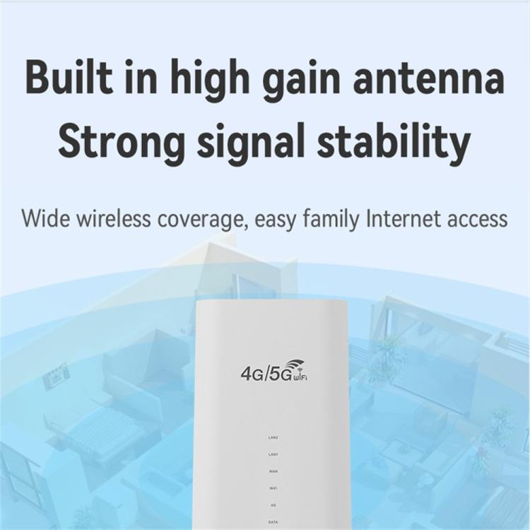 CPF101-E8 Routeur 4G LTE Point d'Accès Mobile WiFi Carte SIM Bureau à Domicile 3 Ports LAN Version Eurasienne, Prise US, Prise EU
