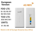 CPF101-E8 Routeur 4G LTE Point d'Accès Mobile WiFi Carte SIM Bureau à Domicile 3 Ports LAN Version Eurasienne, Prise US, Prise EU