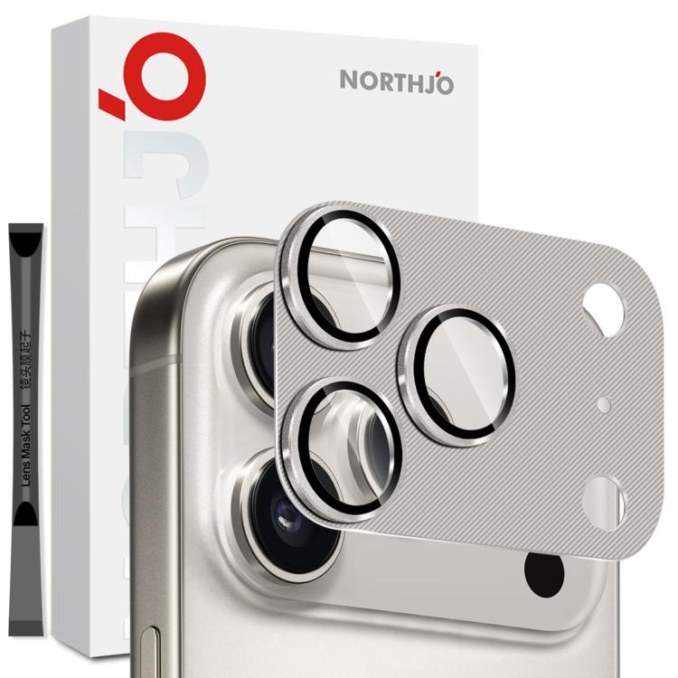 NORTHJO CD Protection d'objectif de caméra Vein en verre trempé, film de lentille arrière, pour iPhone 17 Pro Max, pour iPhone 17 Pro