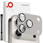 NORTHJO CD Protection d'objectif de caméra Vein en verre trempé, film de lentille arrière, pour iPhone 17 Pro Max, pour iPhone 17 Pro