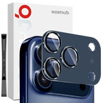 NORTHJO CD Protection d'objectif de caméra Vein en verre trempé, film de lentille arrière, pour iPhone 17 Pro Max, pour iPhone 17 Pro