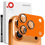 NORTHJO CD Protection d'objectif de caméra Vein en verre trempé, film de lentille arrière, pour iPhone 17 Pro Max, pour iPhone 17 Pro