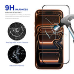 5pcs ENKAY Film de protection en verre trempé épais haute teneur en aluminium-silicium, sans bord blanc, Pour iPhone 17 Pro Max, Pour iPhone 17 Pro, Pour iPhone 17, Pour iPhone Air