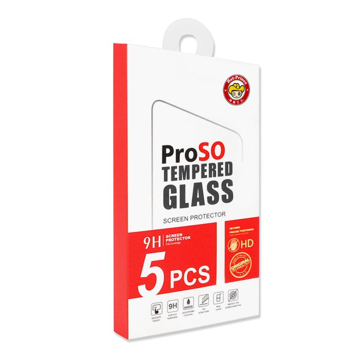 5pcs ENKAY Film de protection en verre trempé épais haute teneur en aluminium-silicium, sans bord blanc, Pour iPhone 17 Pro Max, Pour iPhone 17 Pro, Pour iPhone 17, Pour iPhone Air