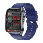 Montre connectée ET572 avec écran couleur 2 pouces, bracelet en silicone, compatible avec le suivi de santé et l'ECG