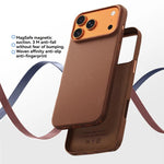 Coque de téléphone PC creuse texturée Tech MagSafe, sans bouton de caméra IA, pour iPhone 17 Pro Max, pour iPhone 17 Pro, pour iPhone 17