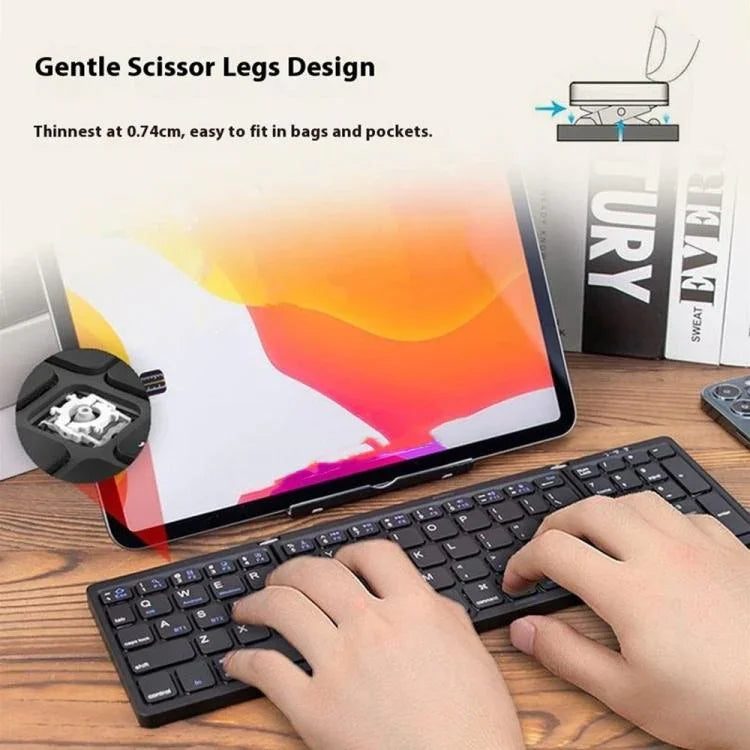 Ensemble clavier et souris sans fil pliable B089