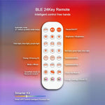 Guirlande lumineuse extérieure intelligente S14 RGBIC LED 12M 20 ampoules avec contrôle via application et commande vocale Bluetooth