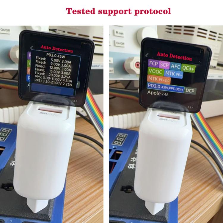 Chargeur compatible avec protocoles GaN 45W PD3.0 + QC3.0 pour ordinateurs portables / tablettes, prise US, prise US