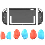 Étui de Protection pour Console Style Séparable avec Trois Jeux de Poignées Interchangeables (Grand, Moyen, Petit), Pour Nintendo Switch 2