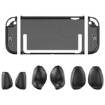 Étui de Protection pour Console Style Séparable avec Trois Jeux de Poignées Interchangeables (Grand, Moyen, Petit), Pour Nintendo Switch 2