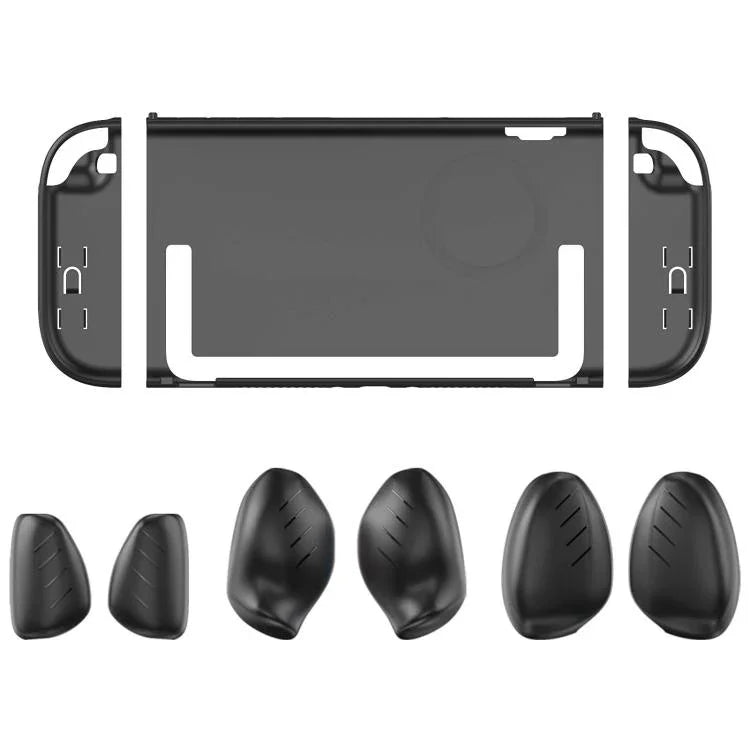 Étui de Protection pour Console Style Séparable avec Trois Jeux de Poignées Interchangeables (Grand, Moyen, Petit), Pour Nintendo Switch 2
