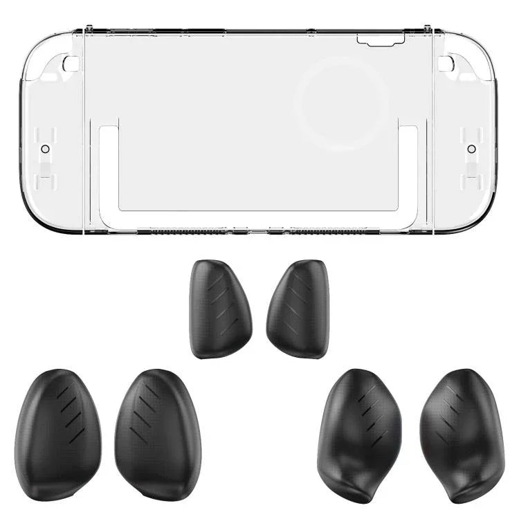 Étui de Protection pour Console Style Séparable avec Trois Jeux de Poignées Interchangeables (Grand, Moyen, Petit), Pour Nintendo Switch 2