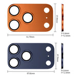 Film de protection d'objectif en métal Kalebol Armor à couverture complète, pour iPhone 17 Pro Max, pour iPhone 17 Pro
