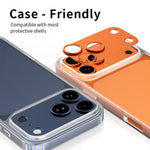 Anneau de protection d'objectif creux convexe en métal Kalebol, pour iPhone 17 Pro Max, pour iPhone 17 Pro
