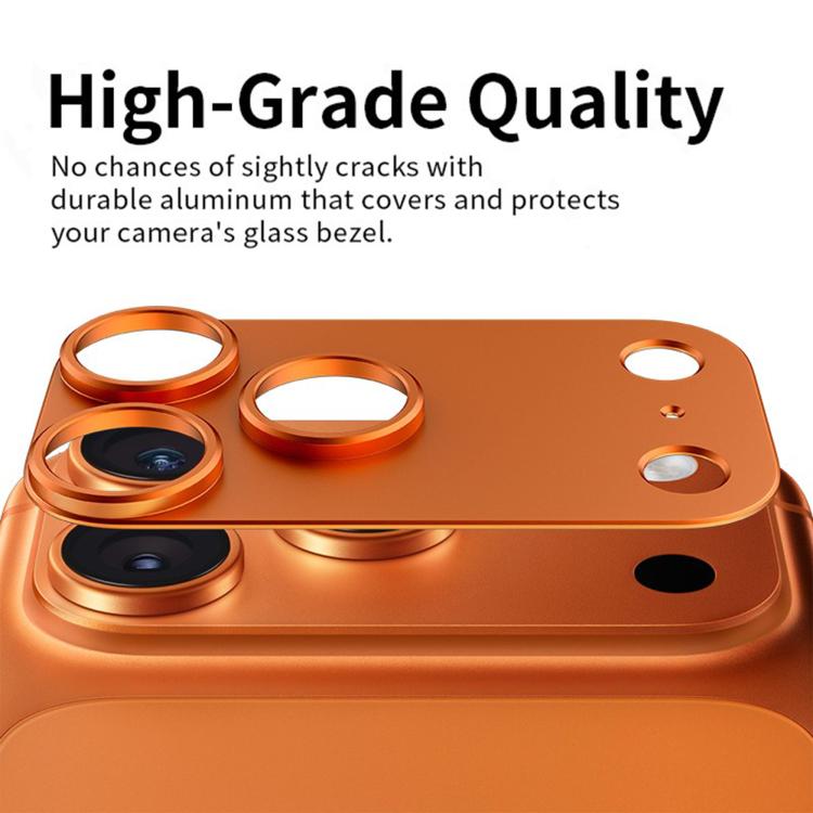 Anneau de protection d'objectif creux convexe en métal Kalebol, pour iPhone 17 Pro Max, pour iPhone 17 Pro