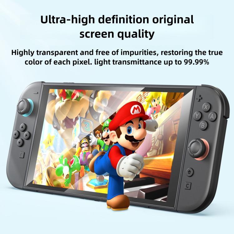 Ensemble de Protection d’Écran en Verre Trempé 2 Pièces + Cadre d’Alignement, Pour Nintendo Switch 2