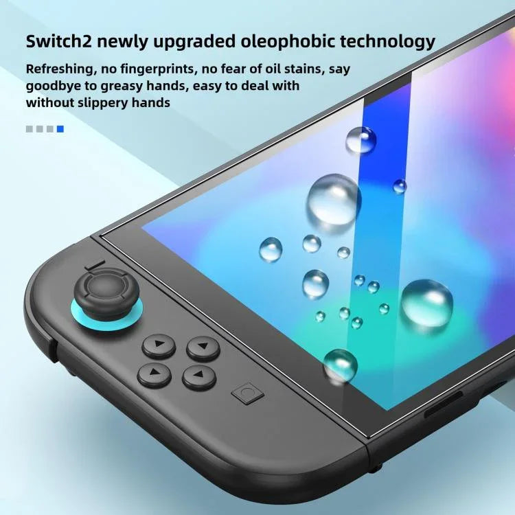 Ensemble de Protection d’Écran en Verre Trempé 2 Pièces + Cadre d’Alignement, Pour Nintendo Switch 2