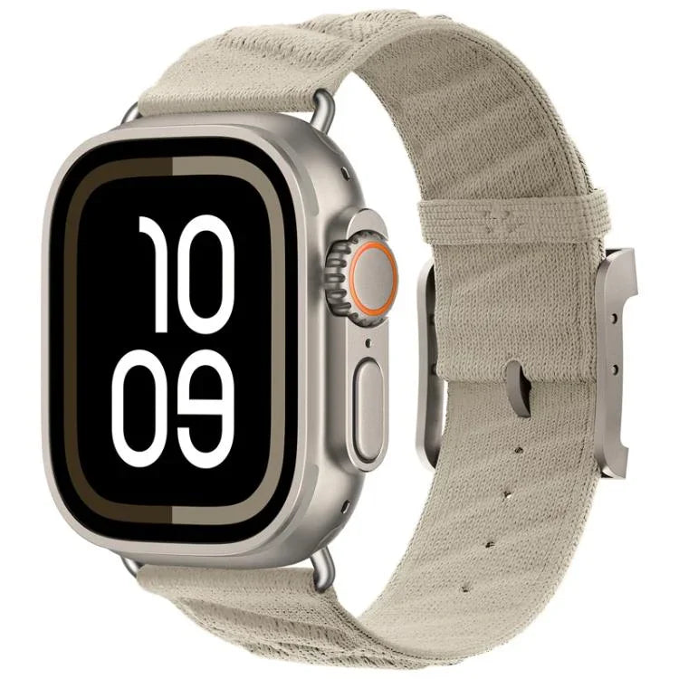 Bracelet de montre en nylon sergé Style H, pour Apple Watch 46 mm / 49 mm / 45 mm / 44 mm, pour Apple Watch 42 mm / 41 mm / 40 mm / 38 mm