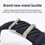 Bracelet de montre en nylon sergé Style H, pour Apple Watch 46 mm / 49 mm / 45 mm / 44 mm, pour Apple Watch 42 mm / 41 mm / 40 mm / 38 mm