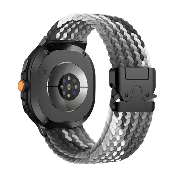 Bracelet de montre tressé en nylon élastique avec boucle parachute, pour Samsung Galaxy Watch8 / Watch8 Classic