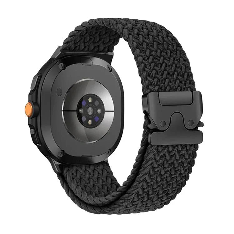 Bracelet de montre tressé en nylon élastique avec boucle parachute, pour Samsung Galaxy Watch8 / Watch8 Classic