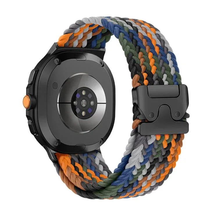 Bracelet de montre tressé en nylon élastique avec boucle parachute, pour Samsung Galaxy Watch8 / Watch8 Classic