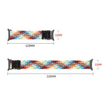 Bracelet de montre tressé en nylon élastique avec boucle parachute, pour Samsung Galaxy Watch8 / Watch8 Classic