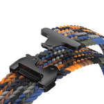Bracelet de montre tressé en nylon élastique avec boucle parachute, pour Samsung Galaxy Watch8 / Watch8 Classic