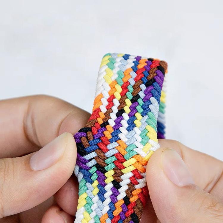 Bracelet de montre tressé en nylon élastique avec boucle parachute, pour Samsung Galaxy Watch8 / Watch8 Classic