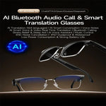 Lunettes intelligentes W100D, compatibles avec la traduction intelligente par IA / la conversation par IA / les appels Bluetooth