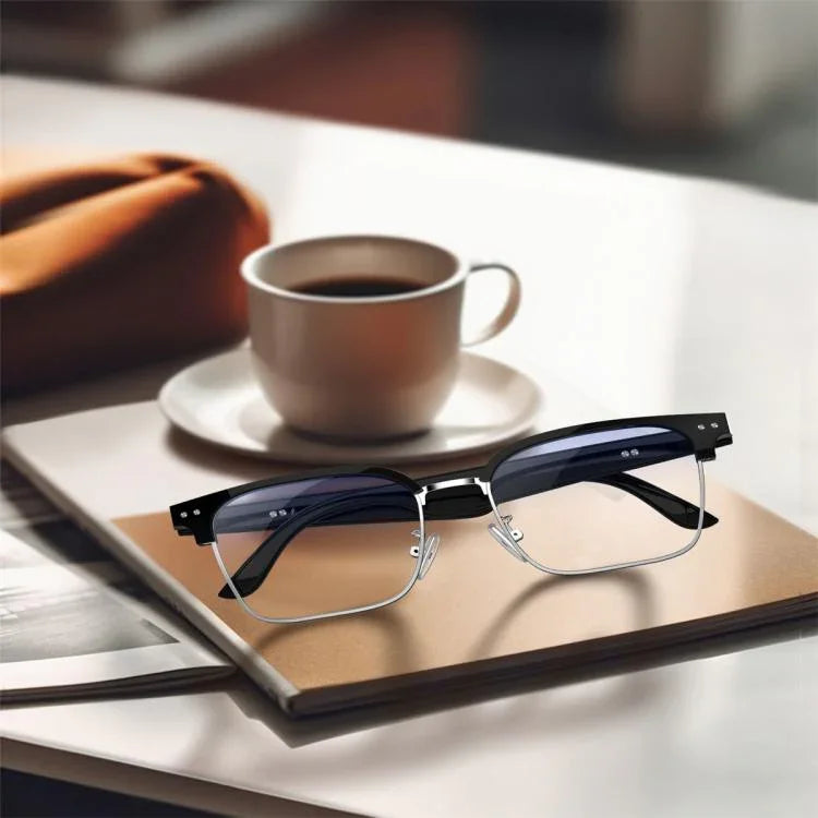 Lunettes intelligentes W100D, compatibles avec la traduction intelligente par IA / la conversation par IA / les appels Bluetooth