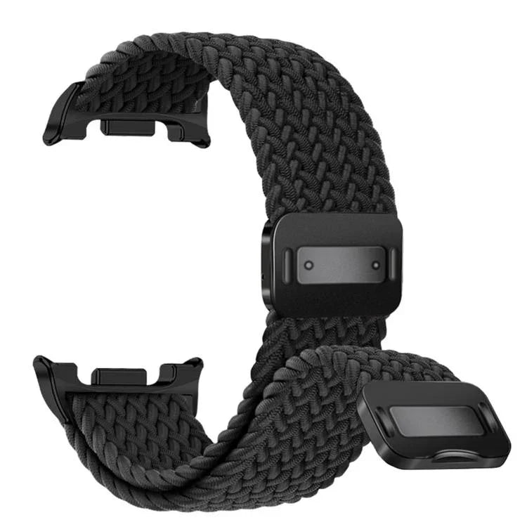 Bracelet de montre en nylon tressé avec fermeture magnétique et élastique, pour Samsung Galaxy Watch8 / Watch8 Classic