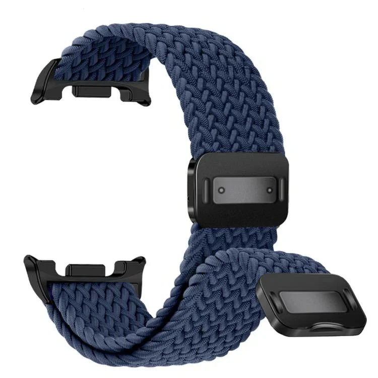 Bracelet de montre en nylon tressé avec fermeture magnétique et élastique, pour Samsung Galaxy Watch8 / Watch8 Classic