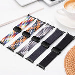Bracelet de montre en nylon tressé avec fermeture magnétique et élastique, pour Samsung Galaxy Watch8 / Watch8 Classic