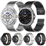 Magnetic Clasp Stainless Steel Watch Band, For Samsung Galaxy Watch8 / Watch8 Classic