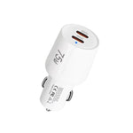 TE-P66 Chargeur de Voiture à Charge Rapide Double Port Type-C x 2 PD45W 75W, TE-P66