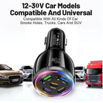 TE-P51 75W USB-C x 3 + USB x 2 Chargeur de voiture multi-ports, TE-P51