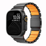 Bracelet de montre Norman en titane avec boucle magnétique, compatible avec Apple Watch 46 mm / 49 mm / 45 mm / 44 mm