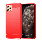 Brushed Texture Carbon Fiber TPU Case for iPhone XI 2019, For iPhone 11 Pro
