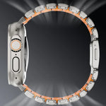 Bracelet de montre Norman en titane avec boucle magnétique, compatible avec Apple Watch 46 mm / 49 mm / 45 mm / 44 mm