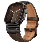 Bracelet de montre en cuir style armure, pour Apple Watch 46 mm / 49 mm / 45 mm / 44 mm