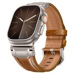 Bracelet de montre en cuir style armure, pour Apple Watch 46 mm / 49 mm / 45 mm / 44 mm