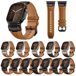 Bracelet de montre en cuir style armure, pour Apple Watch 46 mm / 49 mm / 45 mm / 44 mm