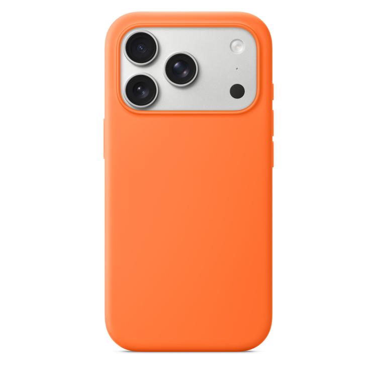 Étui officiel en silicone liquide avec trou pour lanière, pour iPhone 17 Pro Max, pour iPhone 17 Pro, pour iPhone 17
