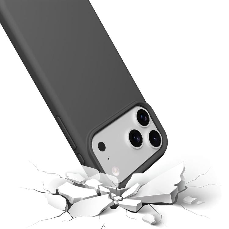 Étui officiel en silicone liquide avec trou pour lanière, pour iPhone 17 Pro Max, pour iPhone 17 Pro, pour iPhone 17