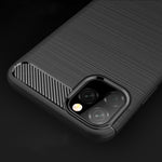 Brushed Texture Carbon Fiber TPU Case for  iPhone XI Max 2019, For iPhone 11 Pro Max