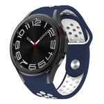 Bracelet de Montre en Silicone Bicolore avec Boucle Inversée, pour Samsung Galaxy Watch FE / 7 / 6 / 5 / 4