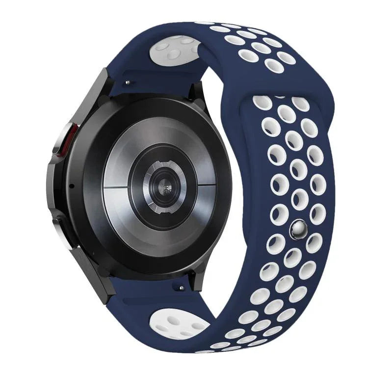 Bracelet de Montre en Silicone Bicolore avec Boucle Inversée, pour Samsung Galaxy Watch FE / 7 / 6 / 5 / 4
